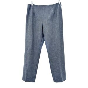 COUNTRY ROAD GRAY WOOL & CASHMERE FLAT FRONT SUIT PANTS